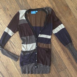 SimplyVera Colorblock Cardigan
